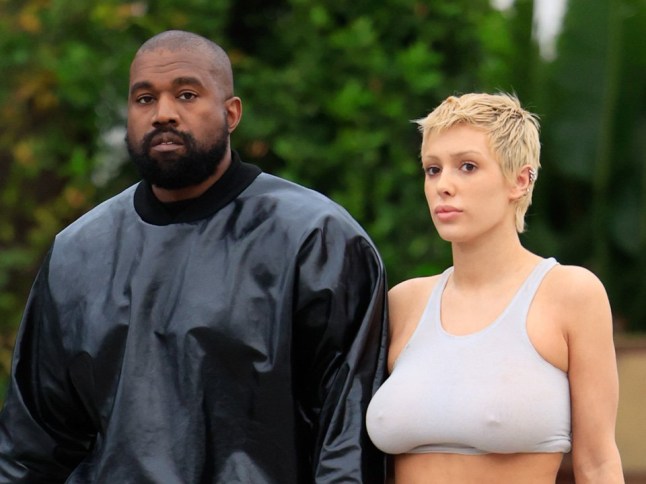 LOS ANGELES, CA - MAY 13: Kanye West and Bianca Censori are seen on May 13, 2023 in Los Angeles, California. (Photo by Rachpoot/Bauer-Griffin/GC Images)
