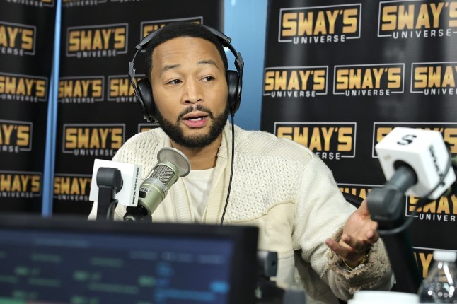 NEW YORK, NEW YORK - FEBRUARY 05: John Legend visits Sways at SiriusXM Studios on February 05, 2025 in New York City. (Photo by Theo Wargo/Getty Images)