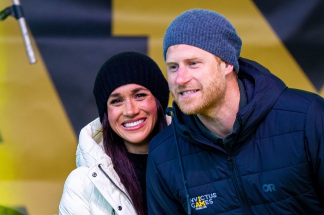 Point de Vue Out Mandatory Credit: Photo by REX/Shutterstock (15144546dv) Prince Harry, Duke of Sussex, Meghan Markle, Duchess of Sussex at the Whistler Welcome Celebration during Invictus Games Vancouver Whistler 2025 in Canada. Invictus Games Vancouver Whistler 2025, day 3, Whistler, Canada - 10 Jan 2025
