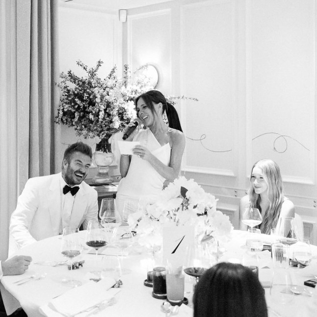David Beckham celebrates 50th birthday with Victoria and Harper